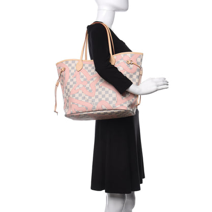 Louis Vuitton Damier Azur Tahitienne Neverfull MM 2 of 12