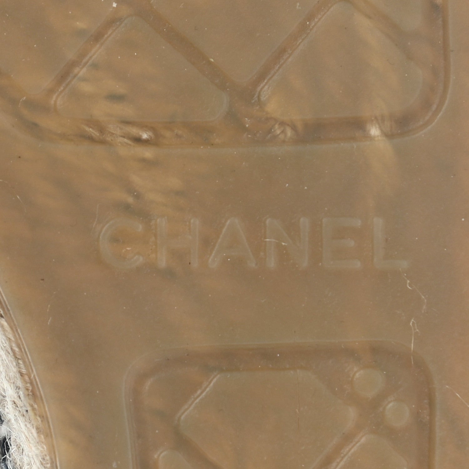 Chanel Mesh Grosgrain CC Espadrilles 39 Black 7 of 9