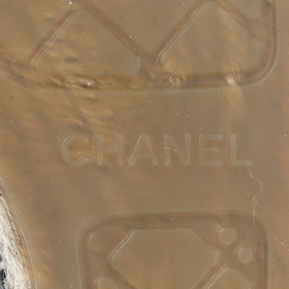 Chanel Mesh Grosgrain CC Espadrilles 39 Black 7 of 9