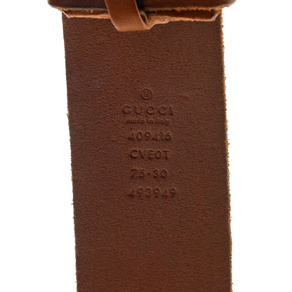Gucci Faded Calfskin Double G 40mm Belt 75 30 Cuir 3 of 6