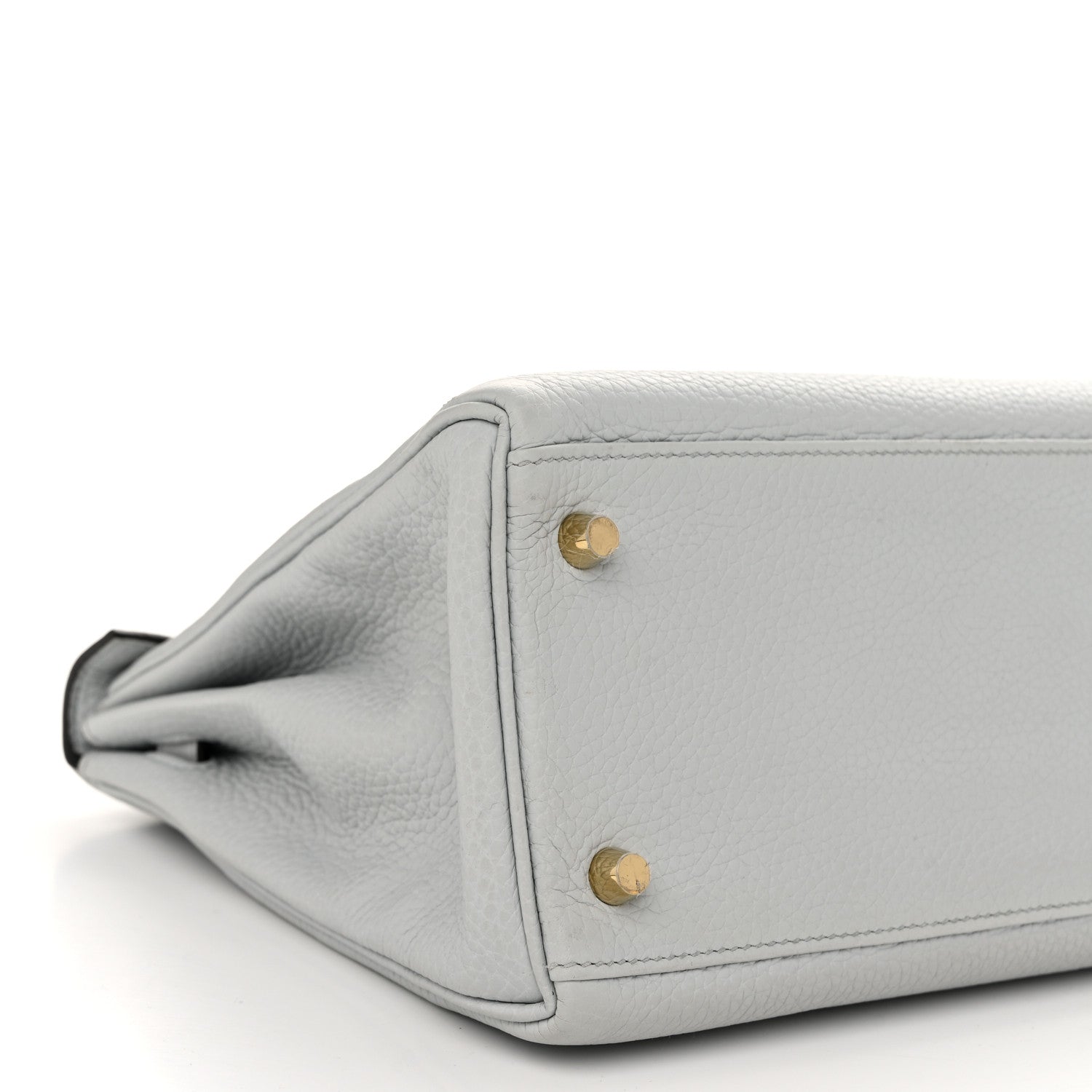 Hermes Togo Kelly Retourne 28 Bleu Pale 9 of 10