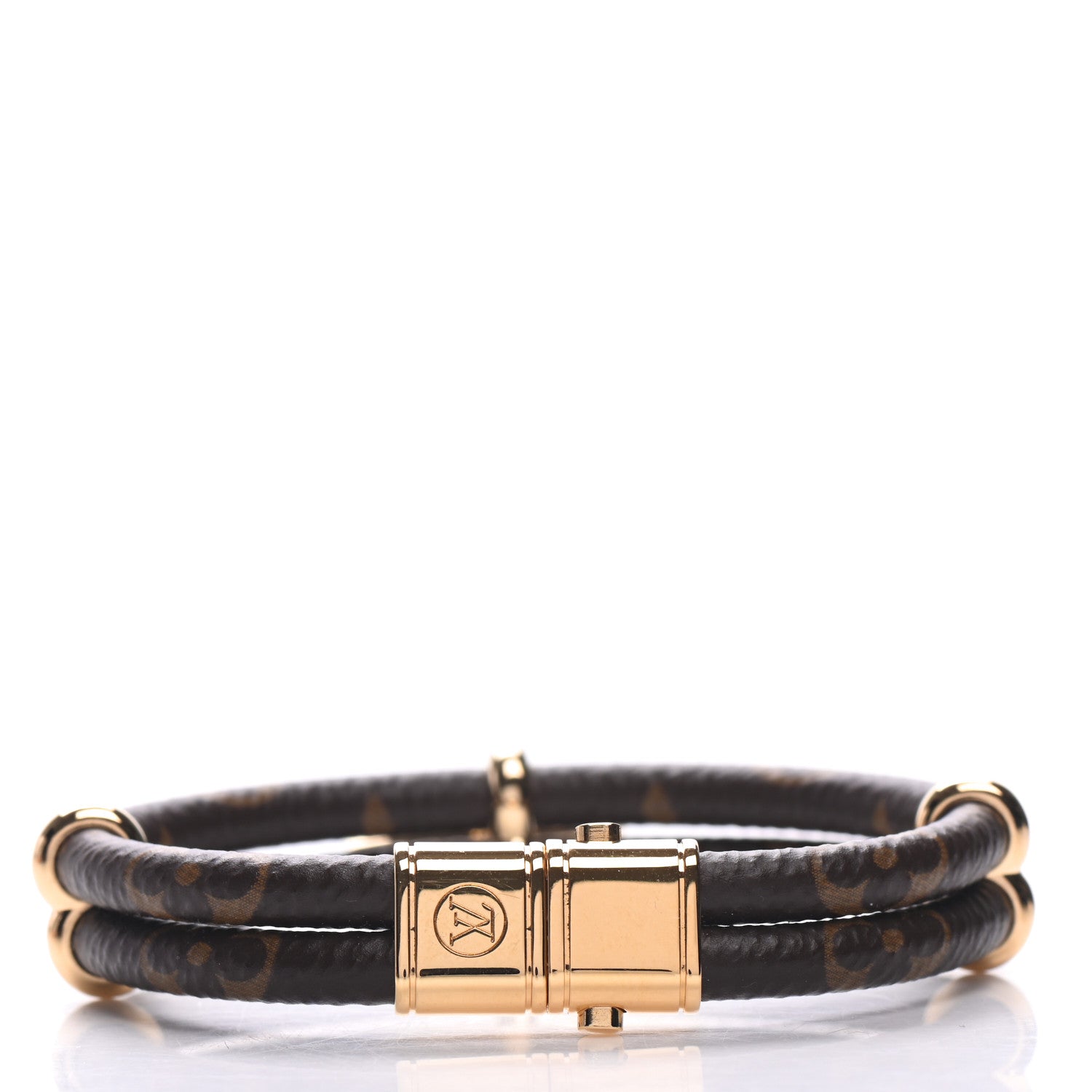 Louis Vuitton Monogram Keep It Twice Bracelet 17 3 of 6