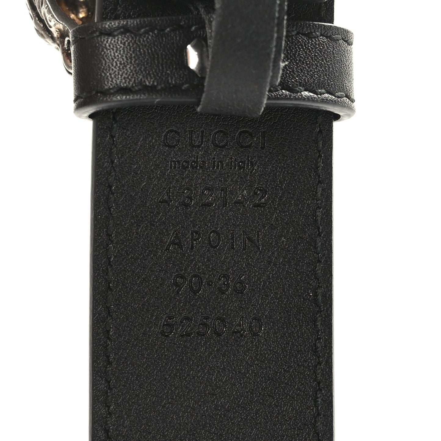 Moon Calfskin Crystal Dionysus 30mm Belt 90 36 Black Black Diamond
