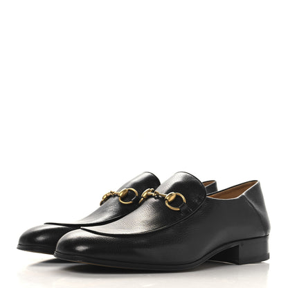 Gucci Goatskin Mens Horsebit Loafers 8.5 Black 4 of 10
