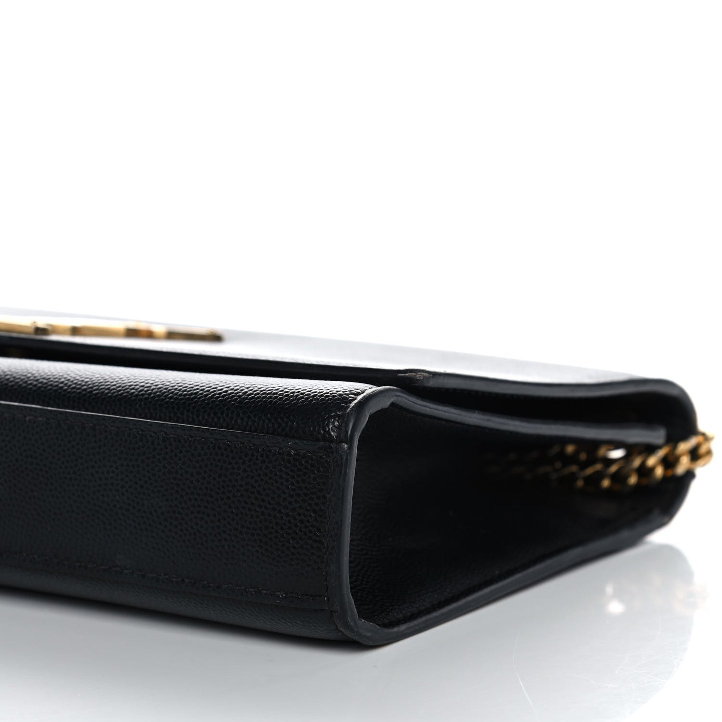 Grain De Poudre Medium Classic Monogram Kate Satchel Black