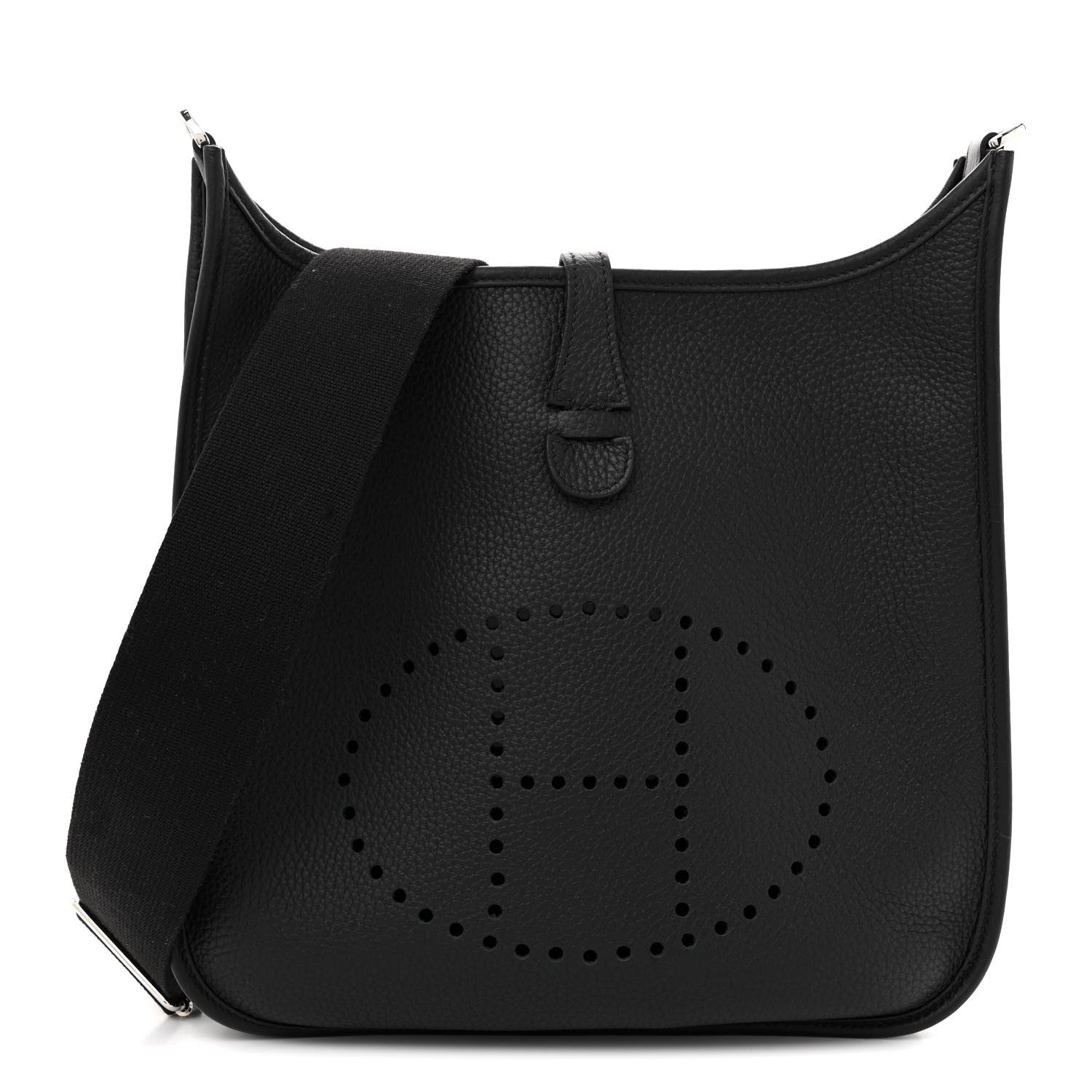 Hermes Taurillon Clemence Evelyne III PM Black 1 of 11