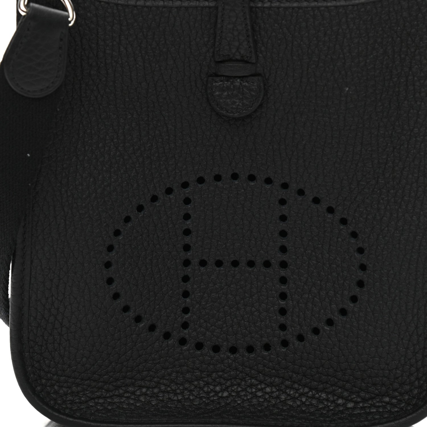 Hermes Taurillon Clemence Evelyne TPM Black 8 of 11