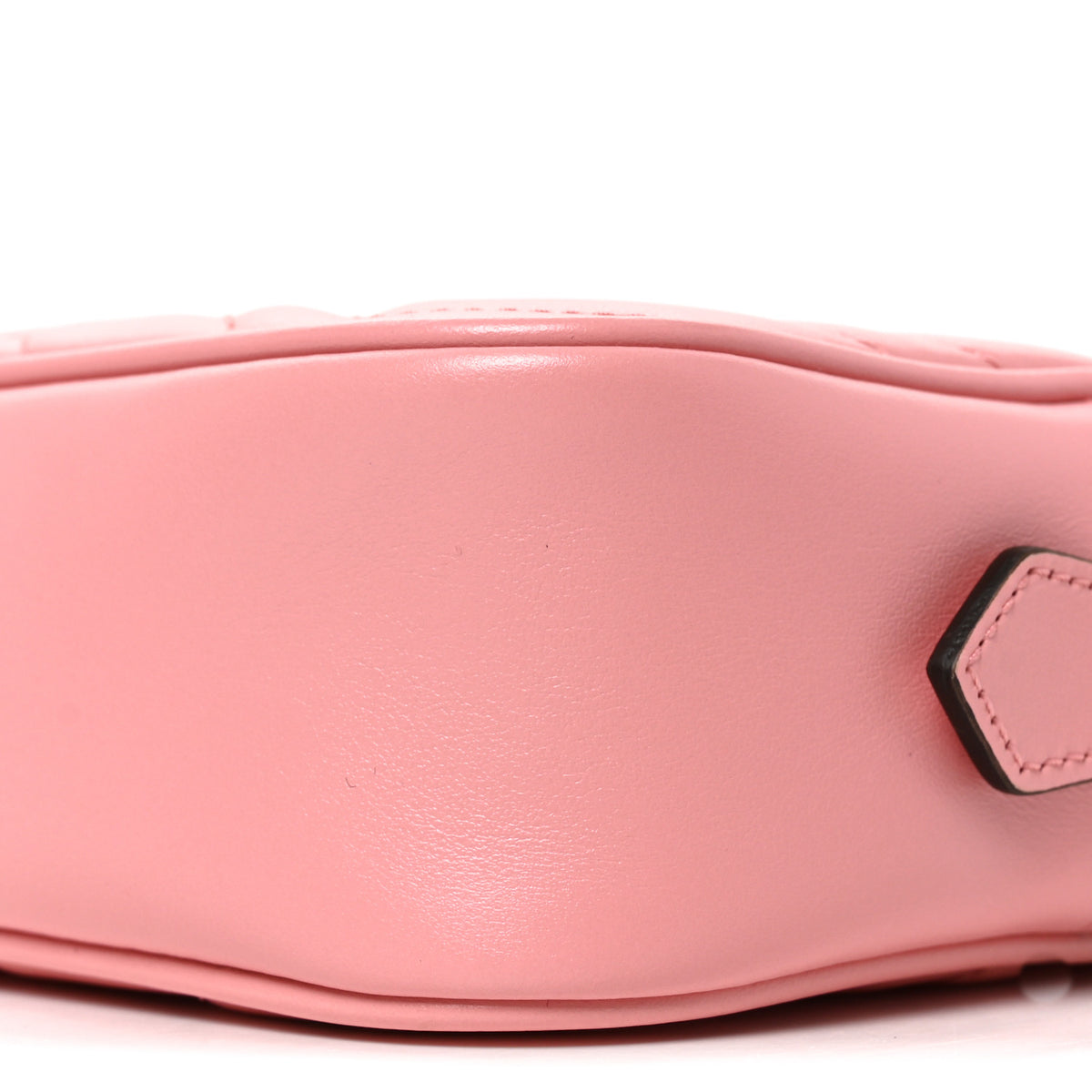 Calfskin Matelasse Mini GG Marmont Chain Shoulder Bag Wild Rose