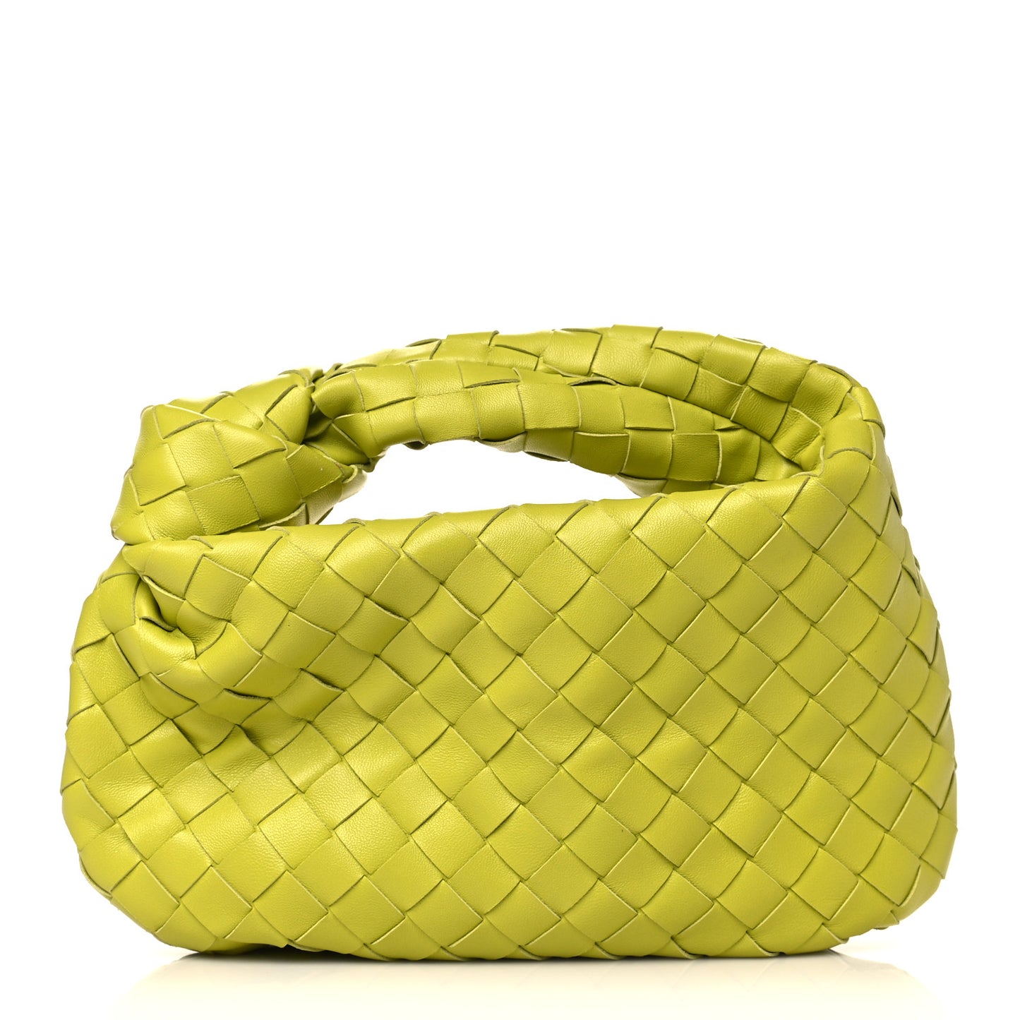 Nappa Intrecciato Mini Jodie Kiwi