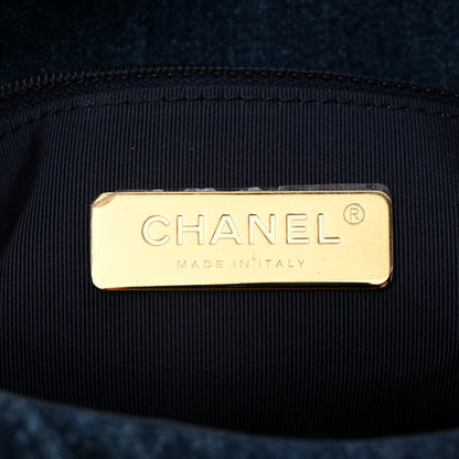 Chanel Denim Quilted Medium Chanel 19 Flap Blue 6 of 11