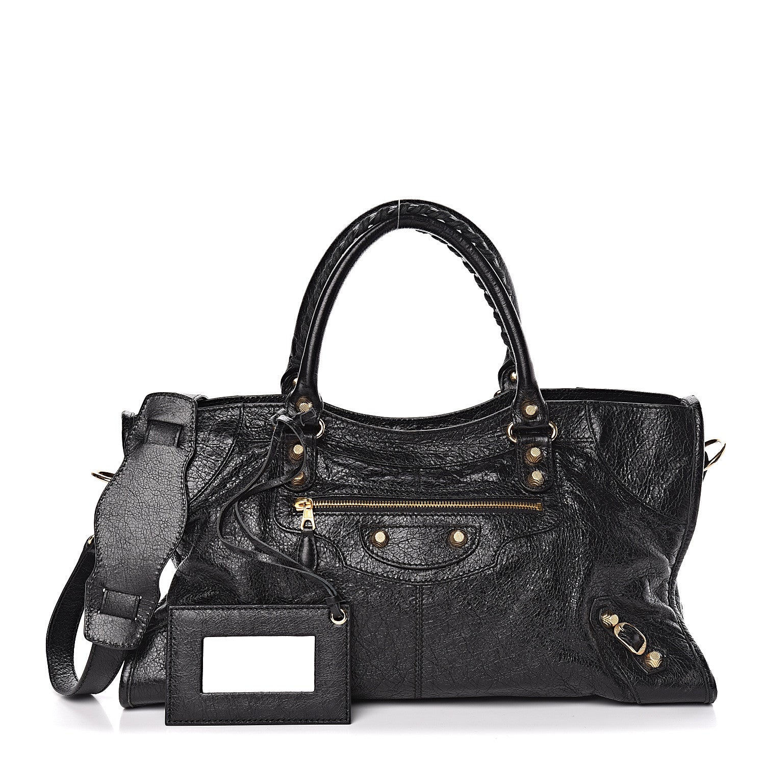 Balenciaga Agneau Giant 12 Gold Hardware Part Time Black 1 of 8