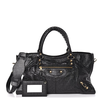 Balenciaga Agneau Giant 12 Gold Hardware Part Time Black 1 of 8