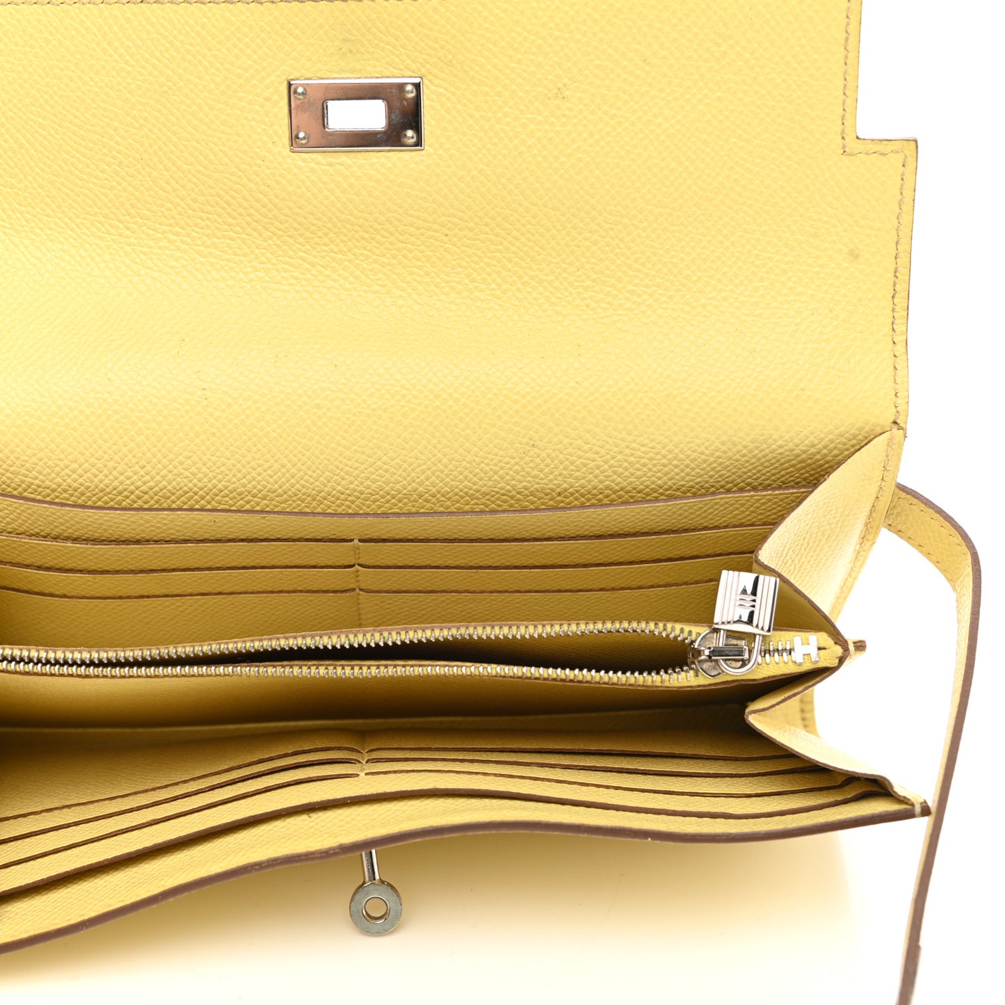Epsom Kelly Longue Wallet Soufre