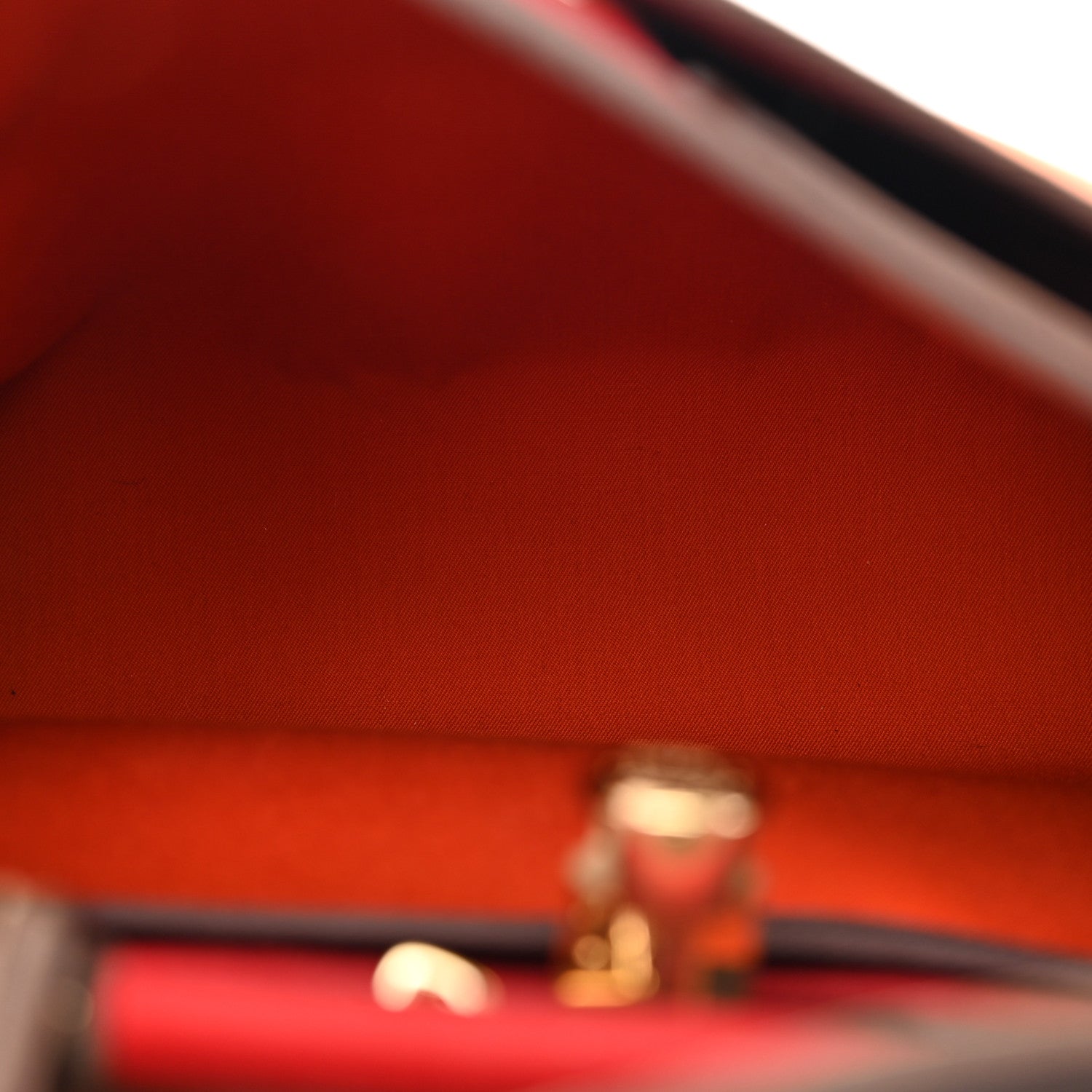 Hermes Military Toile Vache Hunter Herbag Zip Retourne 31 PM Rouge Piment Orange 6 of 14