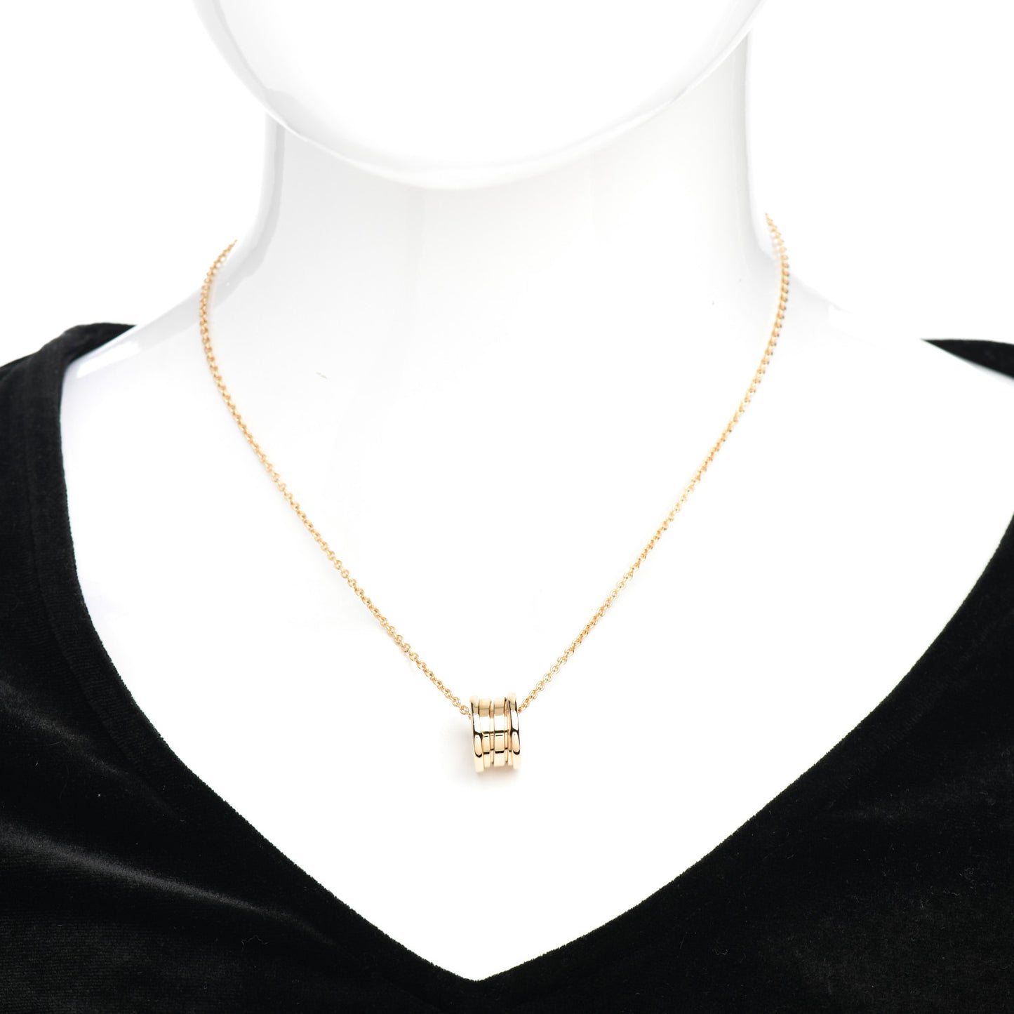 18K Yellow Gold B.Zero1 Pendant Necklace