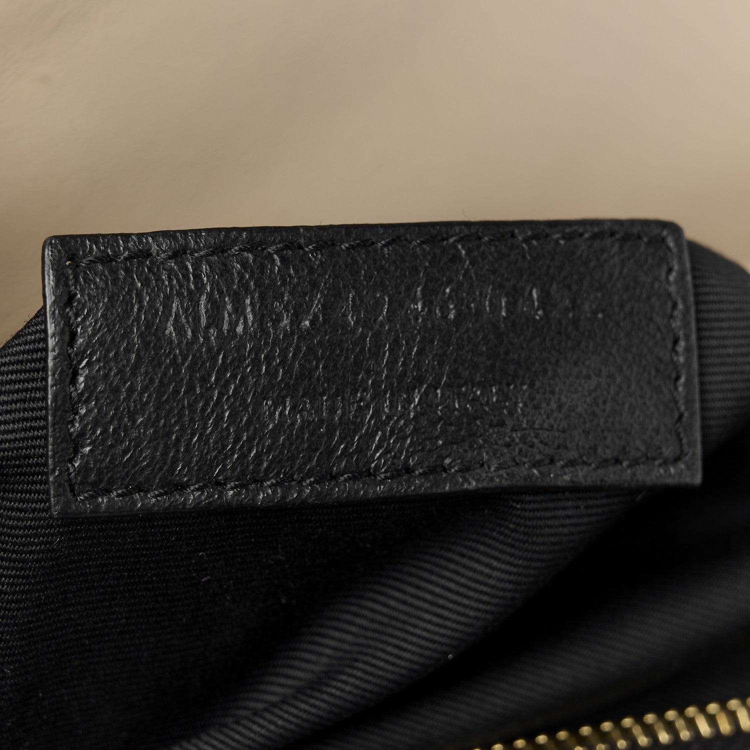 Saint Laurent Calfskin Y Quilted Monogram Medium Loulou Chain Satchel Dark Beige 7 of 14