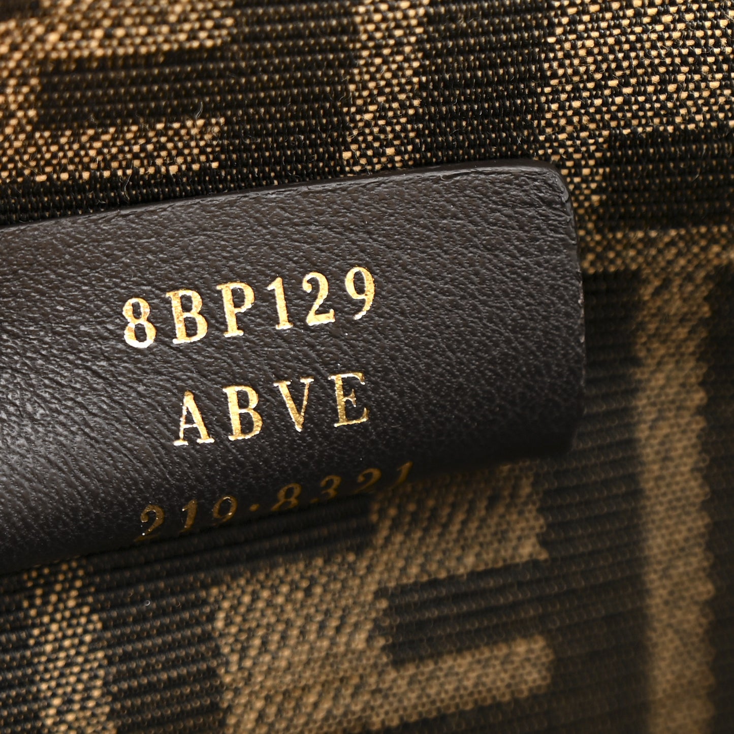 Shiny Nappa Small Fendi First Black