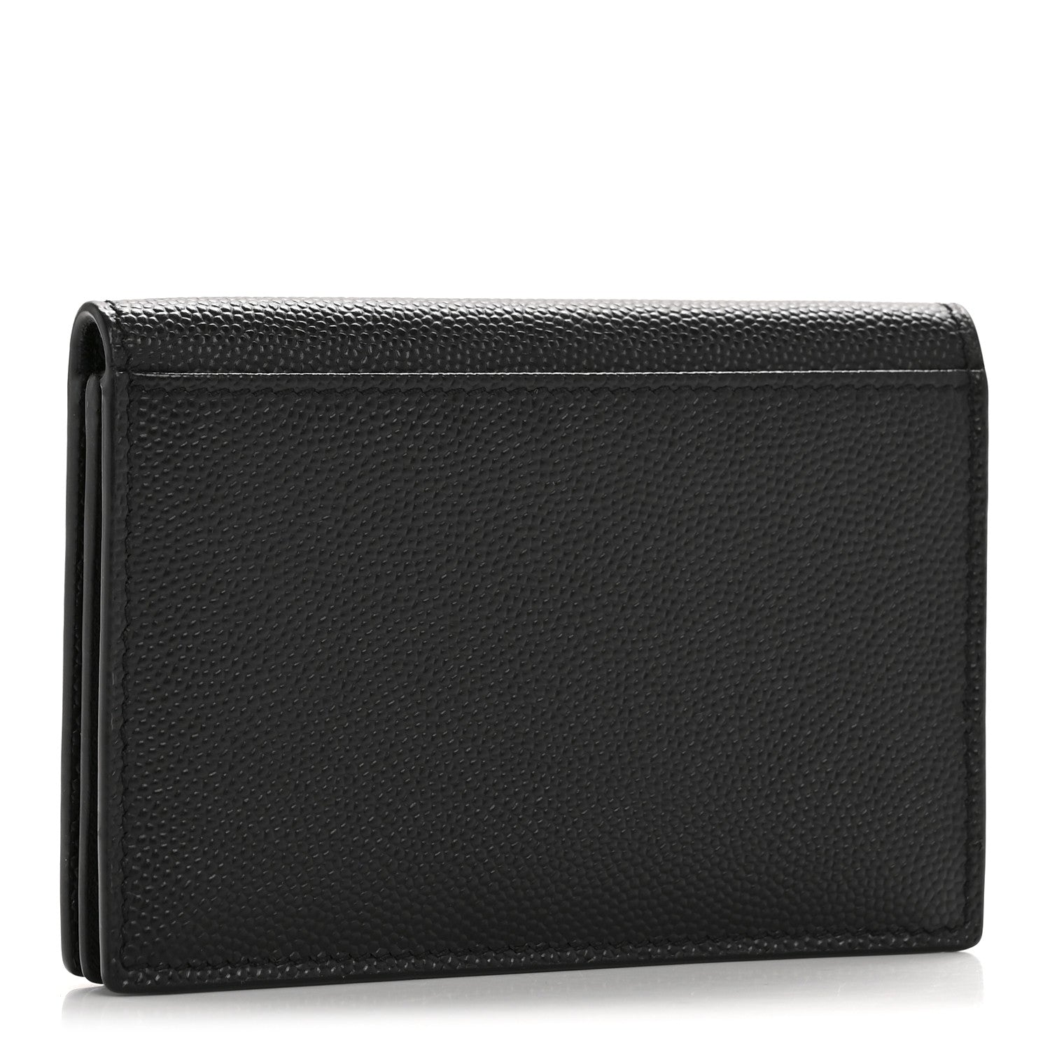 Saint Laurent Grain De Poudre Business Card Case Black 3 of 11