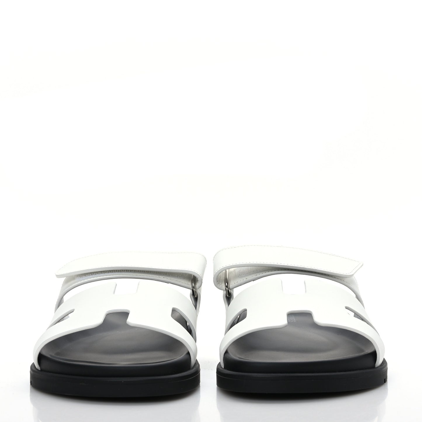 Calfskin Womens Chypre Sandals 37 White