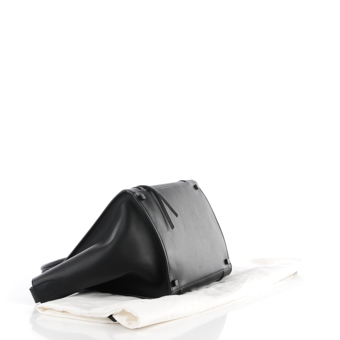 Supple Calfskin Medium Phantom Luggage Black