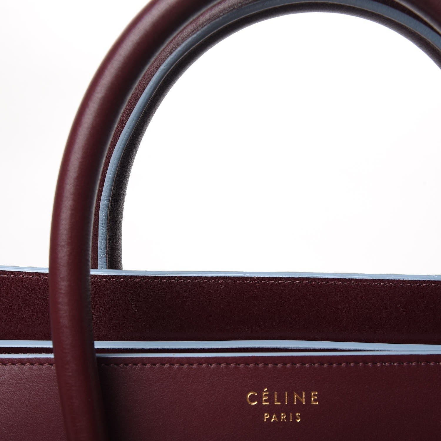 Celine Palmelato Mini Luggage Light Burgundy 17 of 21