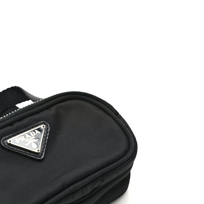 Prada Nylon Saffiano Mini Top Handle Bag Black 13 of 14