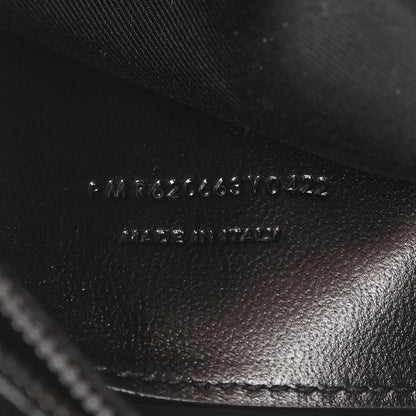 Saint Laurent Grain De Poudre Medium West Hollywood Monogram Fold-Over Black 7 of 11