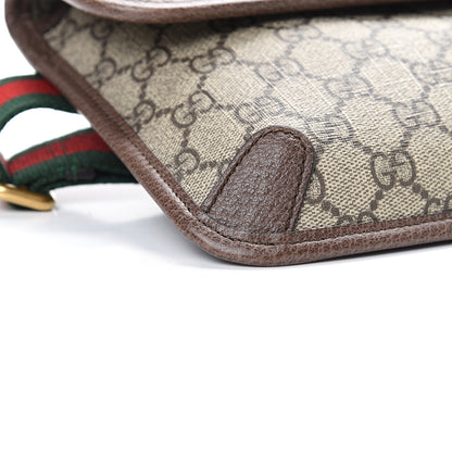 Gucci GG Supreme Monogram Neo Vintage Web Belt Bag Brown 8 of 9