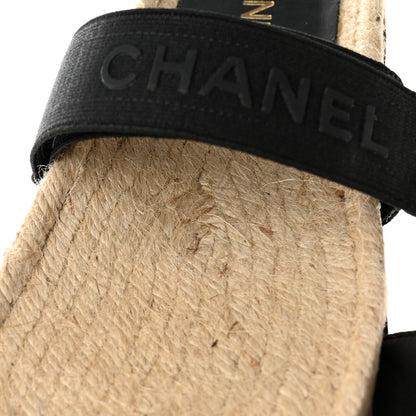 Chanel Lambskin Mules Elastic 37 Black 10 of 13