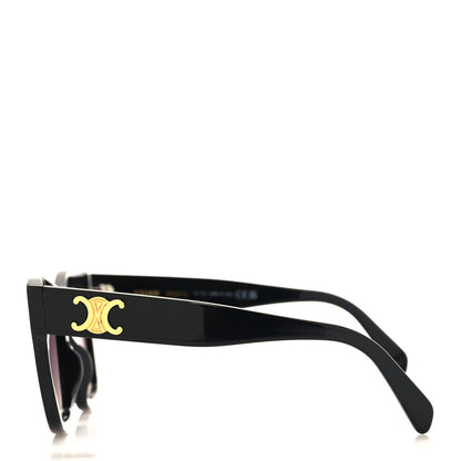 Celine Acetate Triomphe Sunglasses CL 40253I Black 3 of 7