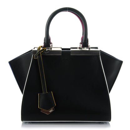Fendi Vitello Dolce Mini 3Jours Tote Black 1 of 8