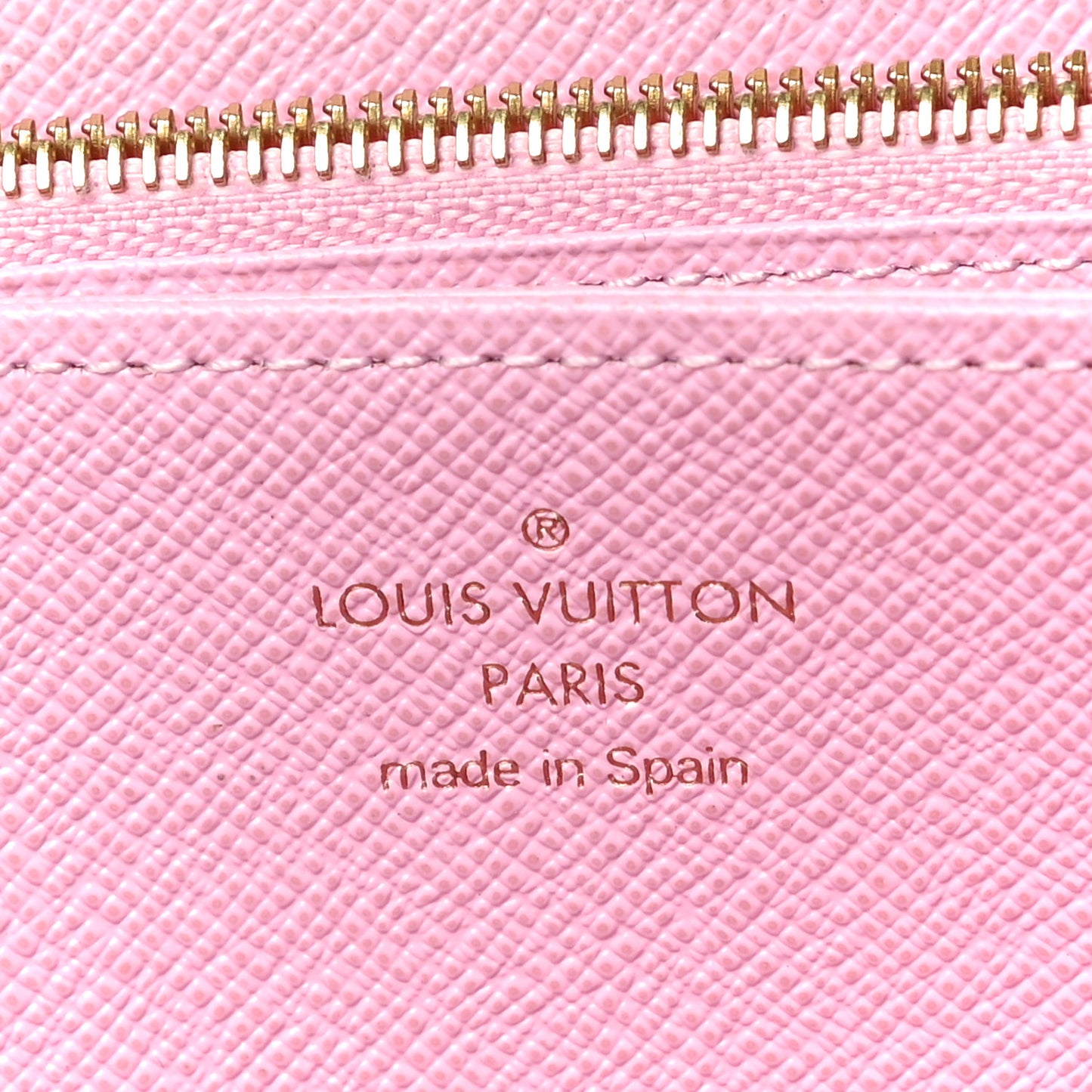 Damier Azur 2016 Christmas Animation Zippy Wallet Rose Ballerine