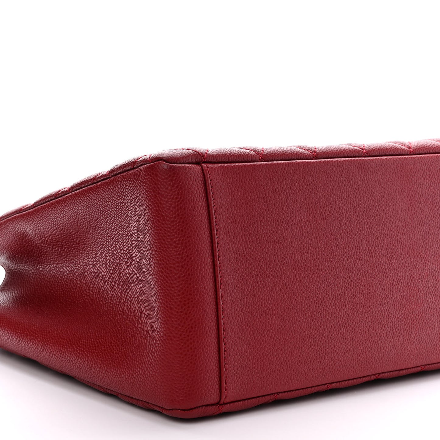Caviar Quilted Grand Shopping Tote GST Red