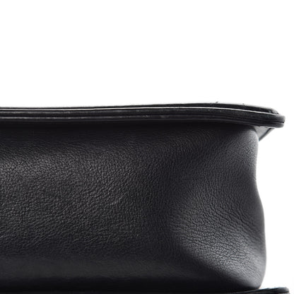 Chanel Calfskin Double Stitch Medium Boy Flap Black 12 of 16