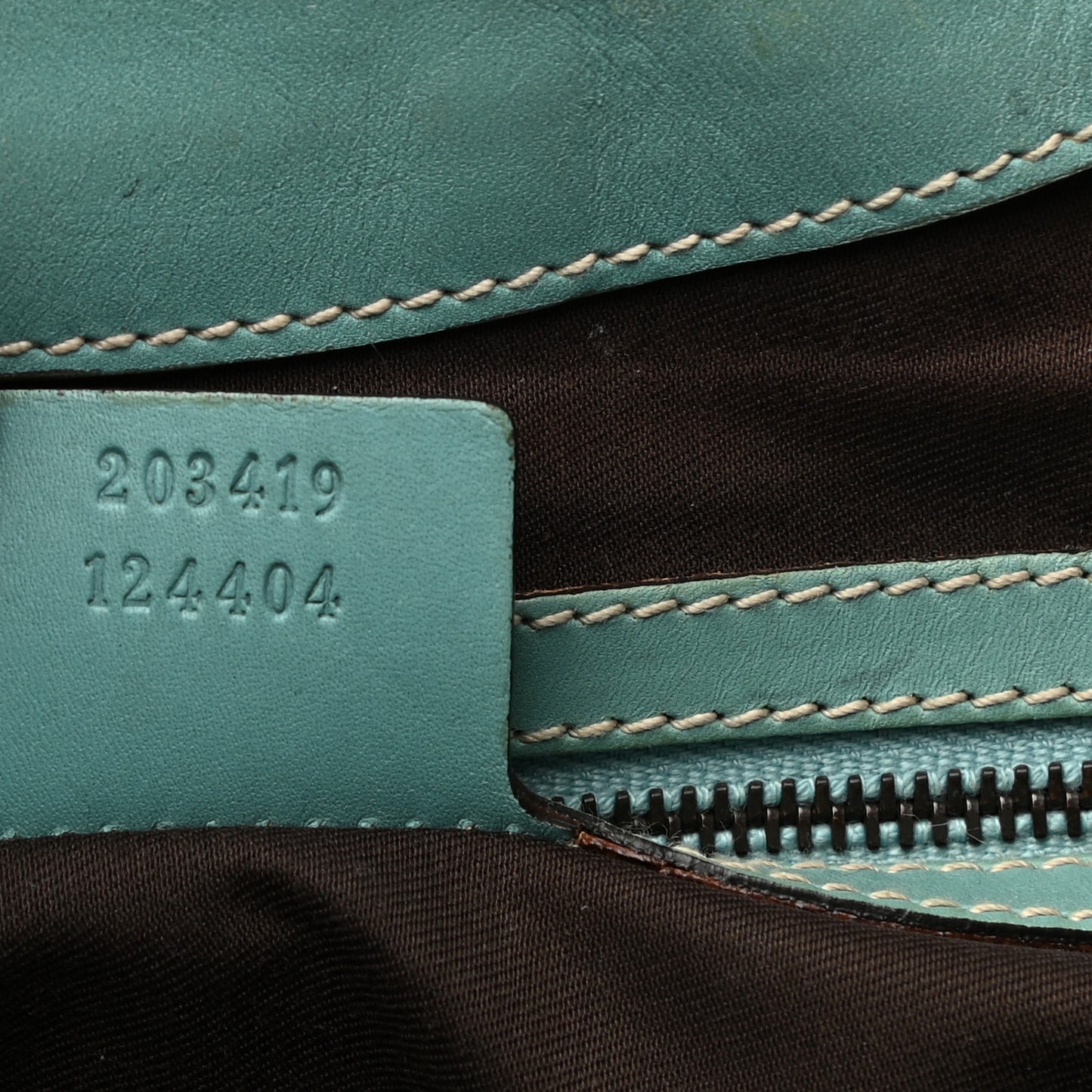 Calfskin Monogram Web Bardot Turquoise