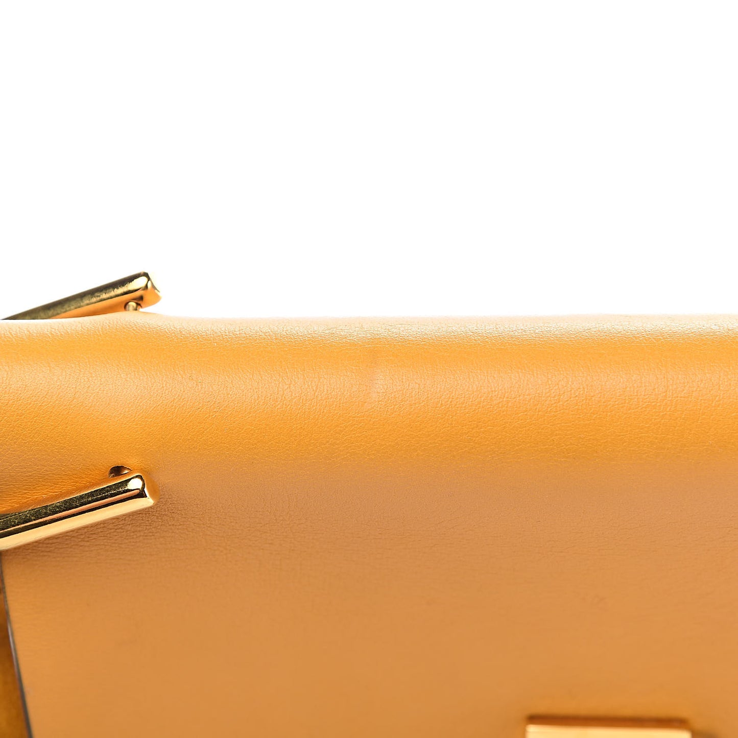 Suede Smooth Calfskin Drew Shoulder Bag Dark Ochre