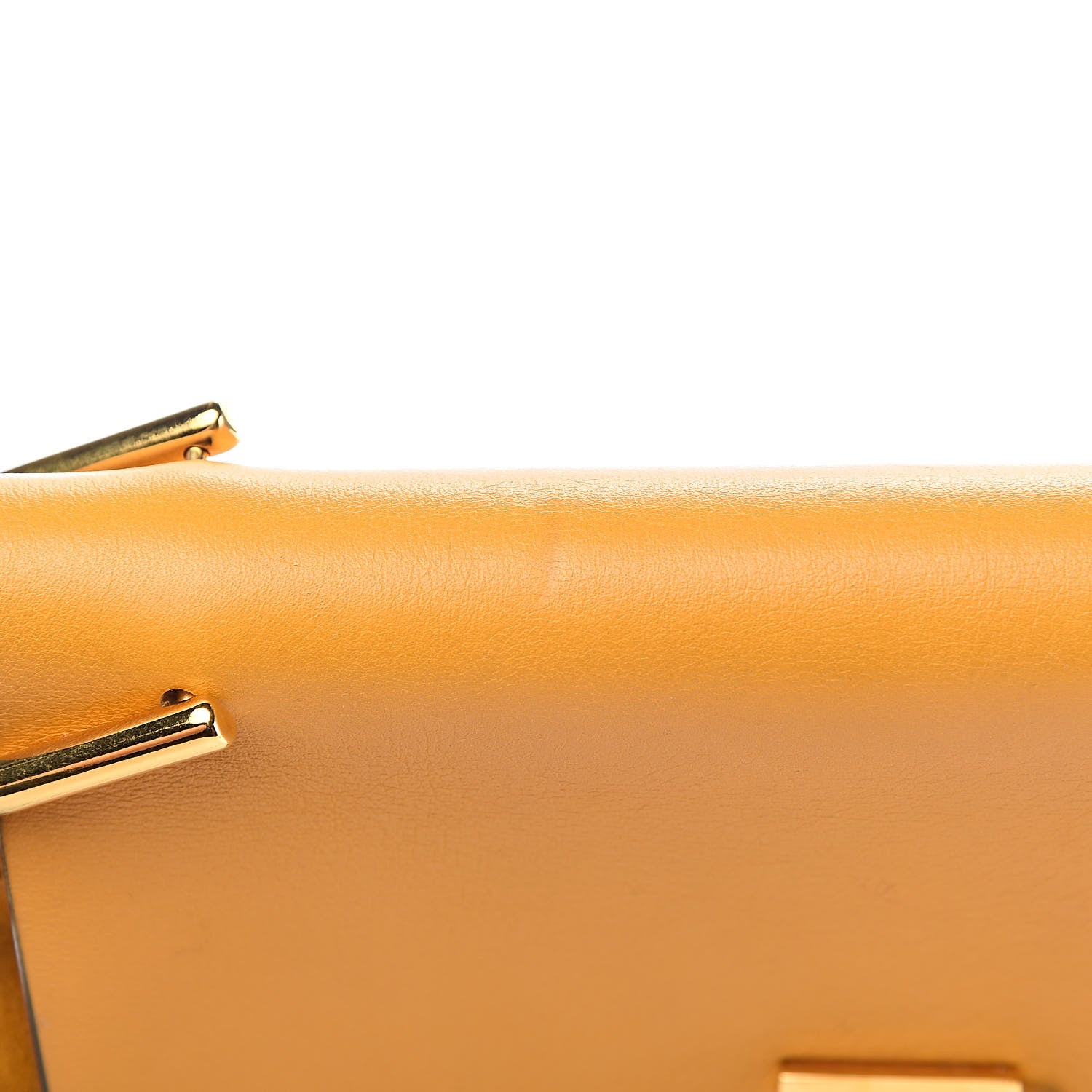 Chloe Suede Smooth Calfskin Drew Shoulder Bag Dark Ochre 7 of 13