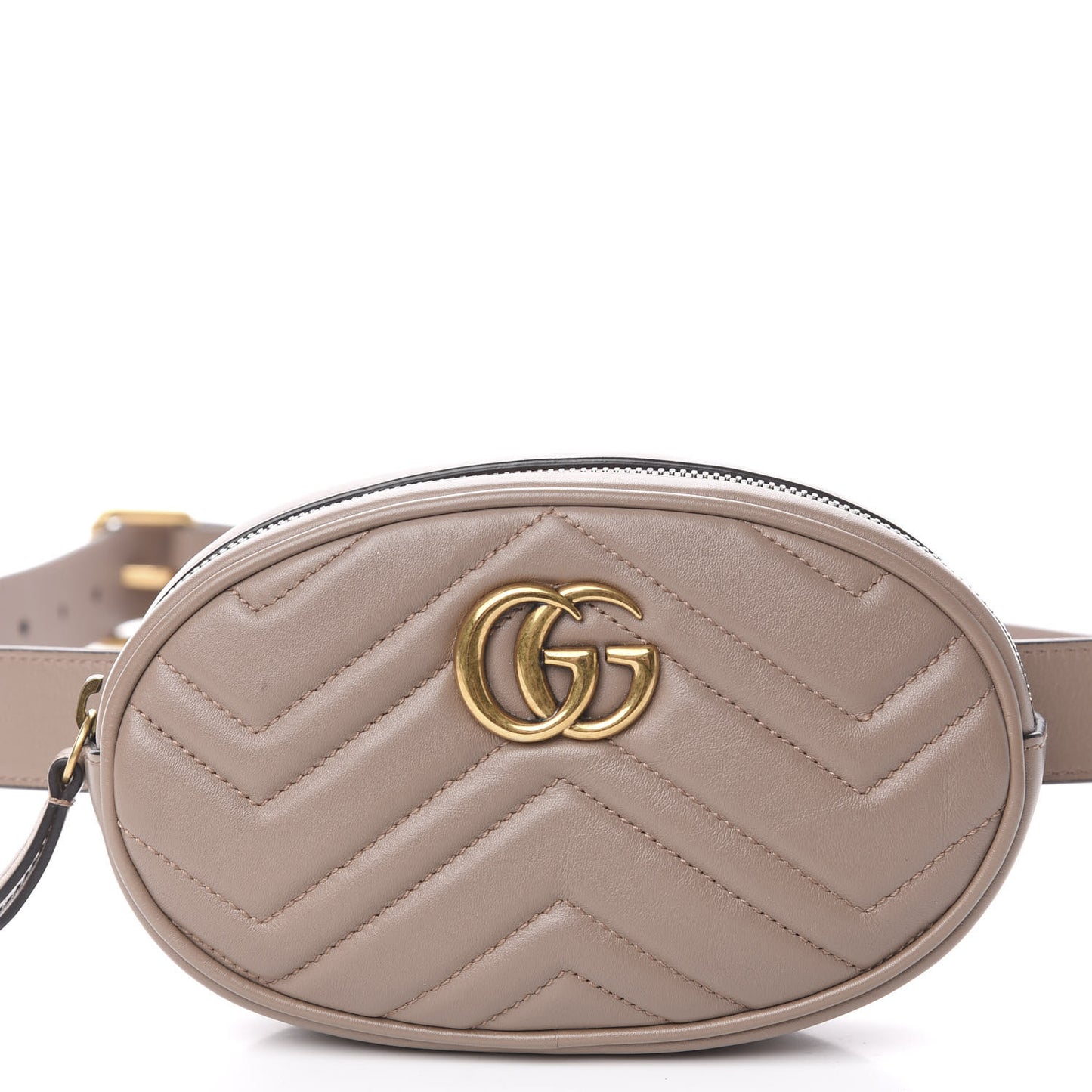 Calfskin Matelasse GG Marmont Belt Bag 95 38 Porcelain Rose