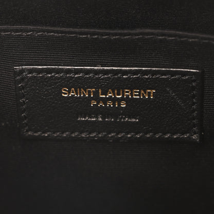 Saint Laurent Calfskin Matelasse Monogram Lou Camera Bag Dark Beige 6 of 10