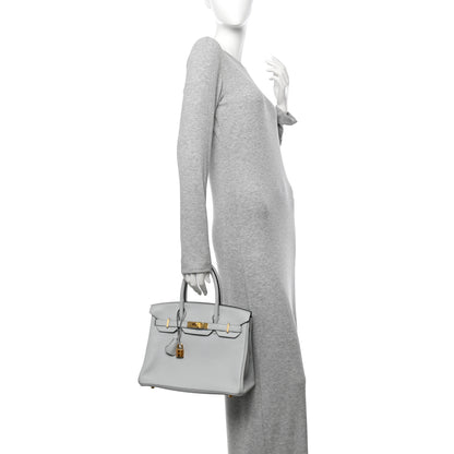 Hermes Togo Birkin 30 Bleu Pale 2 of 11