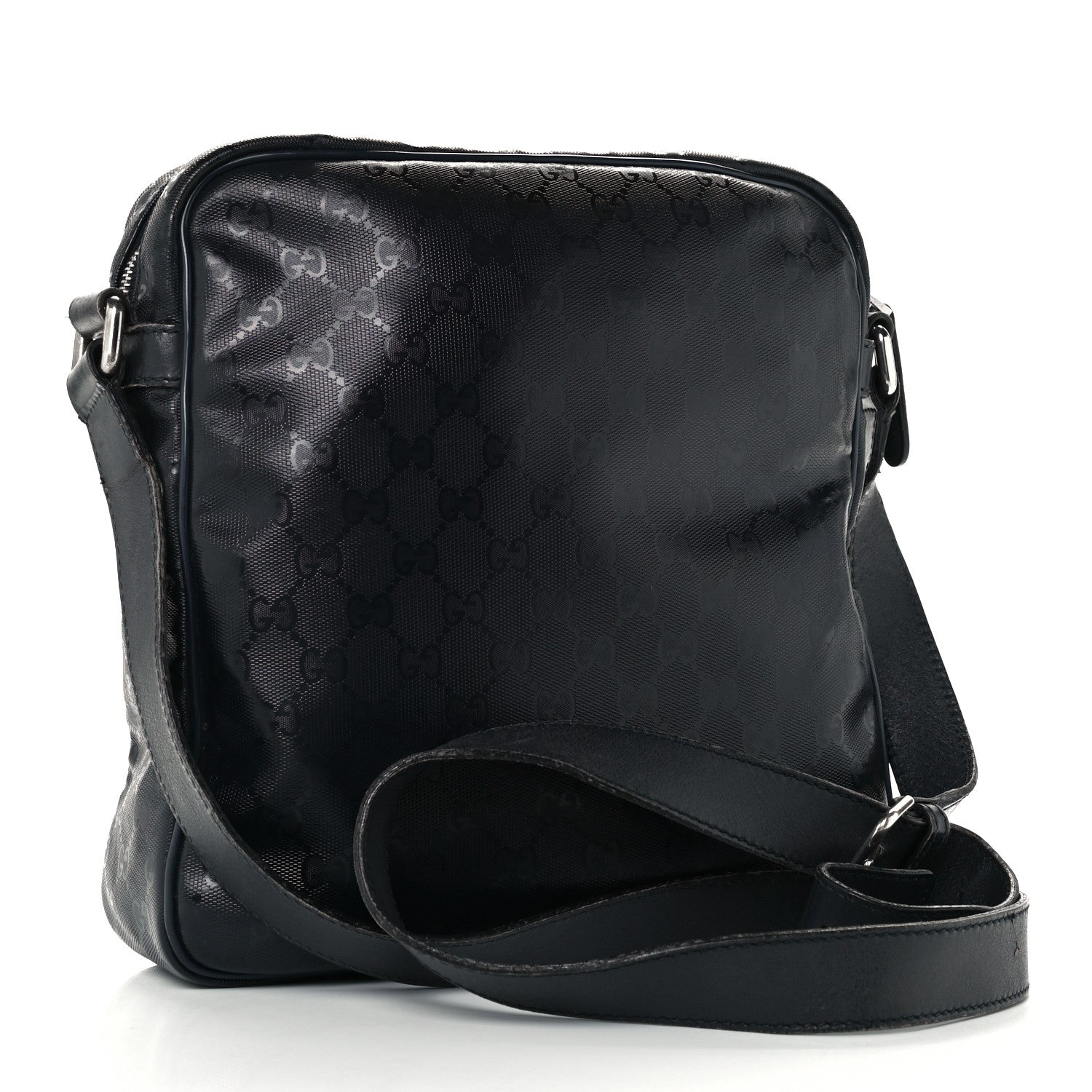 Gucci Imprime Monogram Medium Messenger Bag Navy 3 of 13