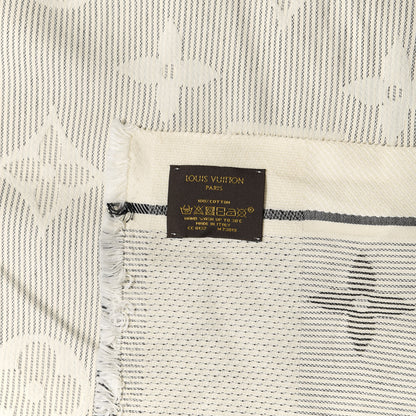 Louis Vuitton Cotton Sunnygram Fouta Black White 2 of 3