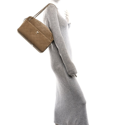 Chanel Suede Quilted Camerissimo Case Beige 2 of 11
