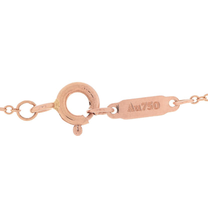 Tiffany 18K Rose Gold Diamond Mini Victoria Key Pendant Necklace 6 of 6