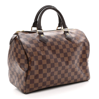 Louis Vuitton Damier Ebene Speedy 30 3 of 9