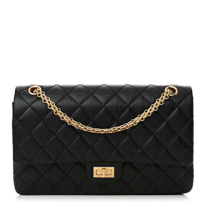 Chanel Aged Calfskin Quilted 2.55 Reissue 226 Flap Black 1 of 14