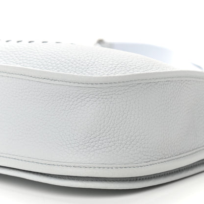 Hermes Taurillon Clemence Evelyne III PM Bleu Pale 9 of 9