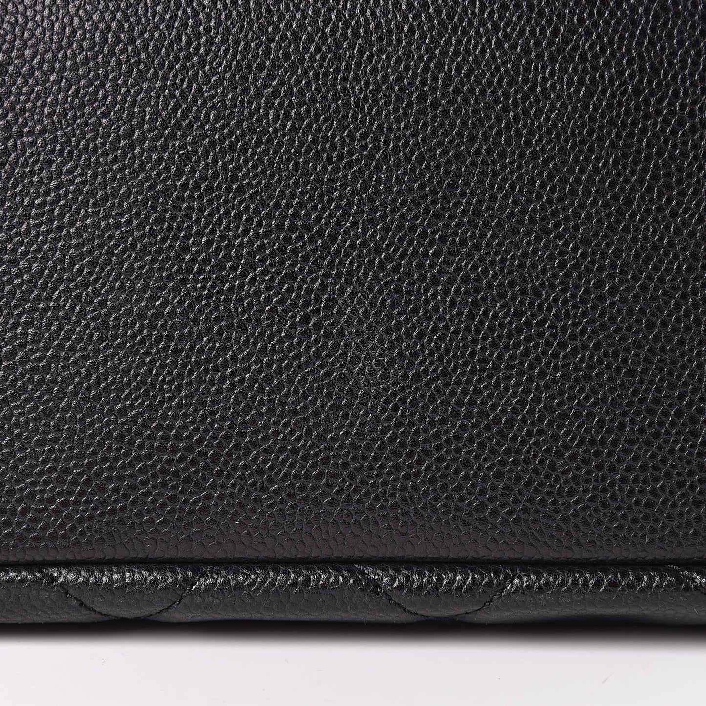 Caviar Quilted Timeless CC Soft Tote Black