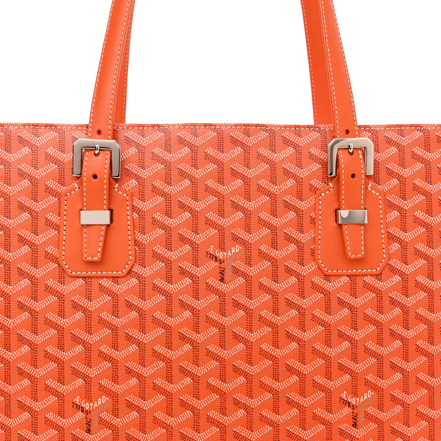 Goyard Goyardine Sac Marie Galante GM Orange 6 of 8
