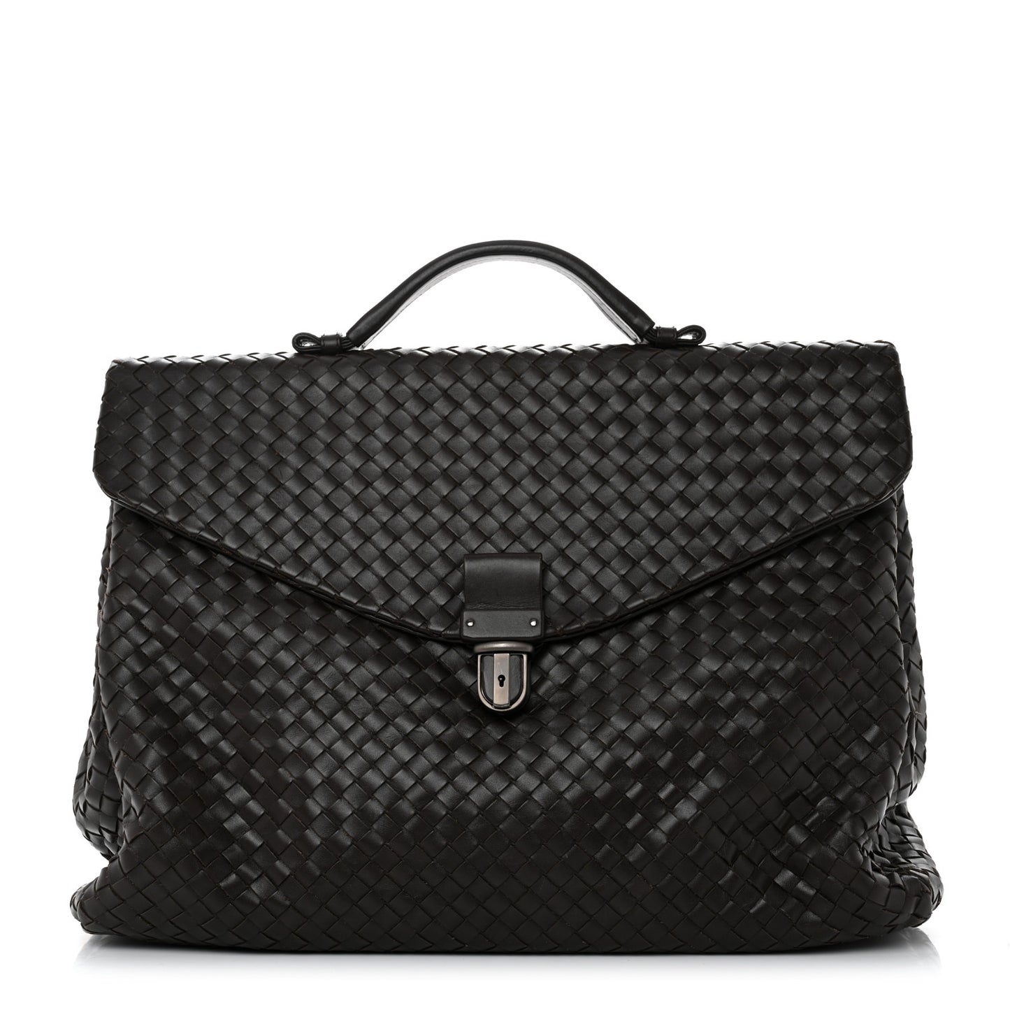 Intrecciato VN Briefcase Ebano